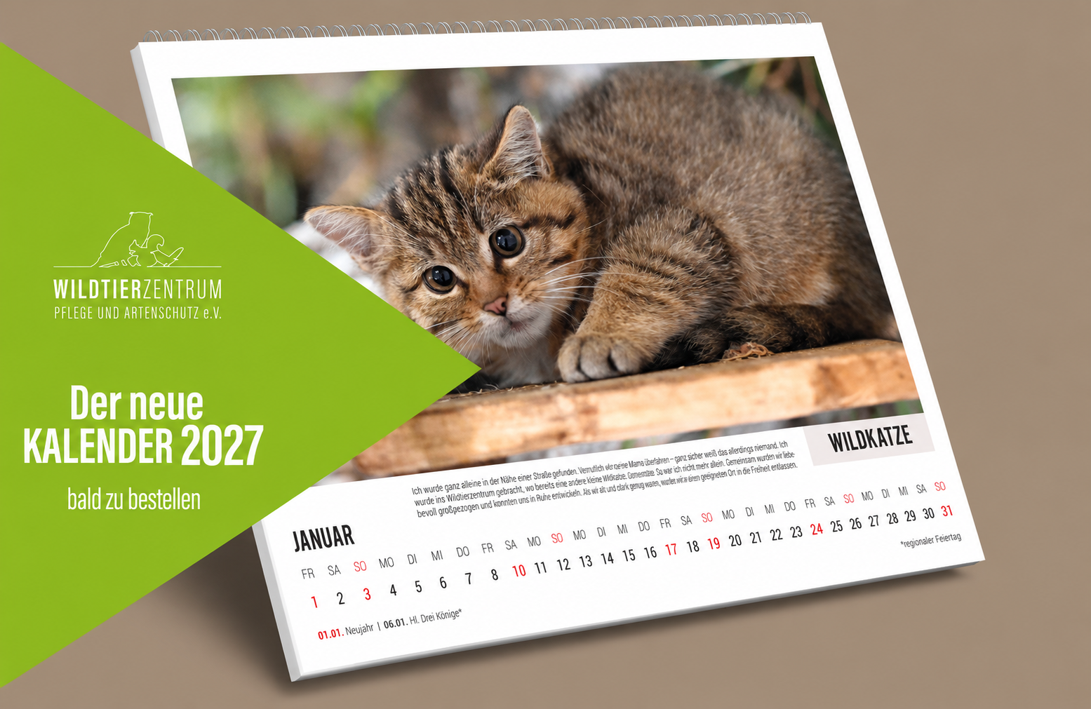 Kalender 2027 jetzt verfügbar